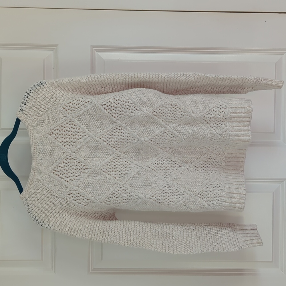 American Eagle Outfitters off-white chunky Sweater - Picture 7 of 13
